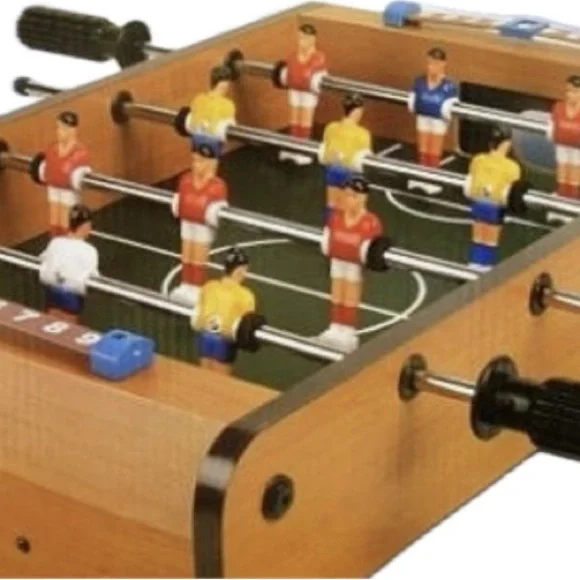 Premium Foosball Table with Black and Brown Finish - Picture 4 of 7